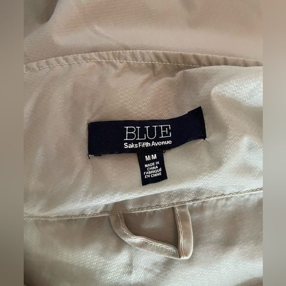 BLUE Saks Fifth Avenue Lightweight Outdoor Jacket - Picture 2 of 5
